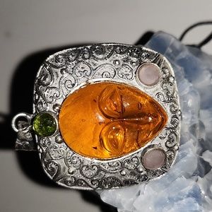 Orange Goddass Pendant